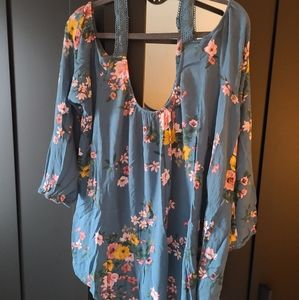 Cold shoulder blouse